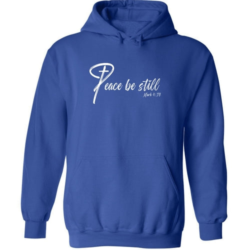 Peace Be Still Mark 4:39 Inspirational Art Illustration Graphic Hoodie